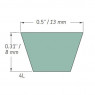 Diržas 4L-LG570 (4L570 13X1450La)