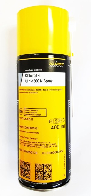 Tepalas KLUBEROIL 4 UH1-1500 N SPRAY (400ml) x 12 vnt.