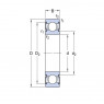 Guolis 6210-2RS1/HC5C3WT