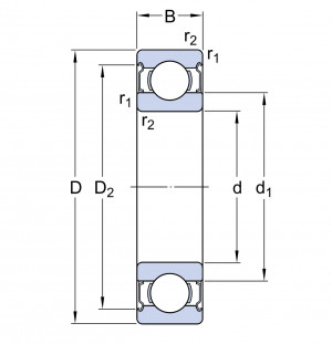 Fiksavimo žiedas 471 Z 100
