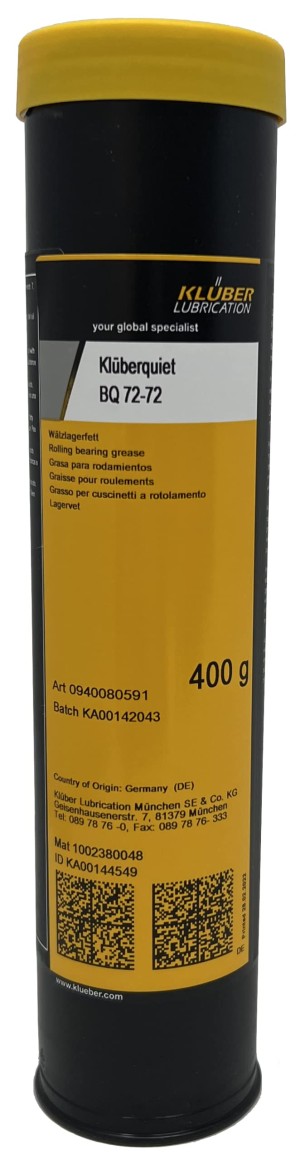 Tepalas KLUBERQUIET BQ 72-72 (400g) x 12 vnt.